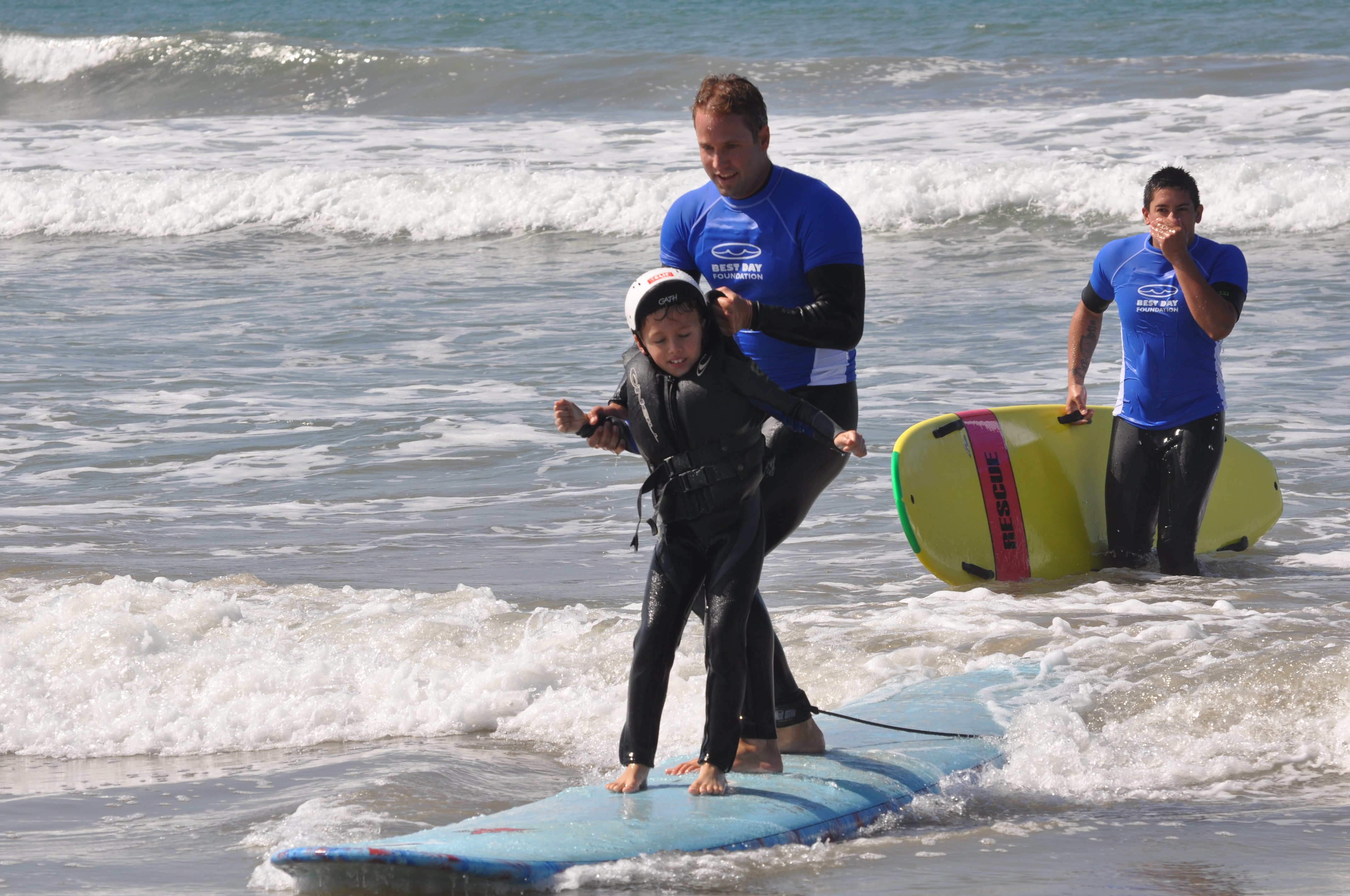 surfing kids